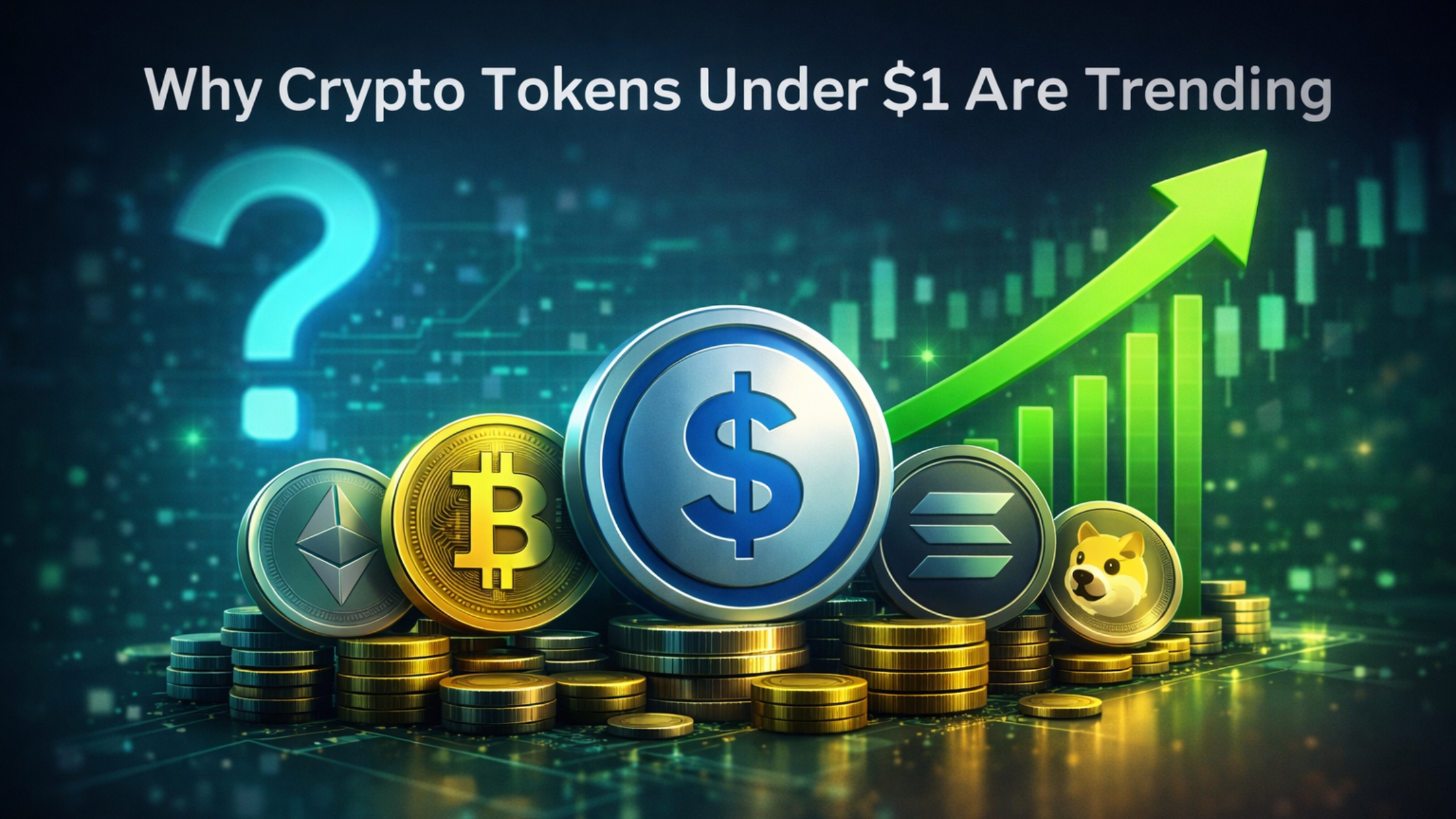 Crypto Tokens Under $1 Are Trending