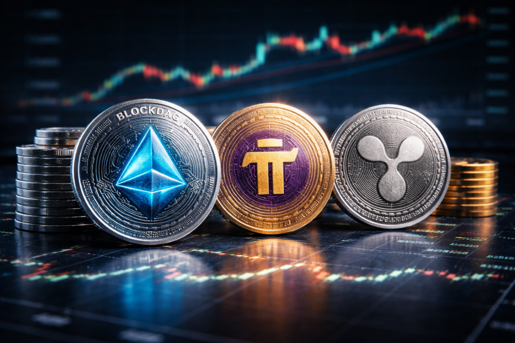 Blockdag Outperforms Pi XRP