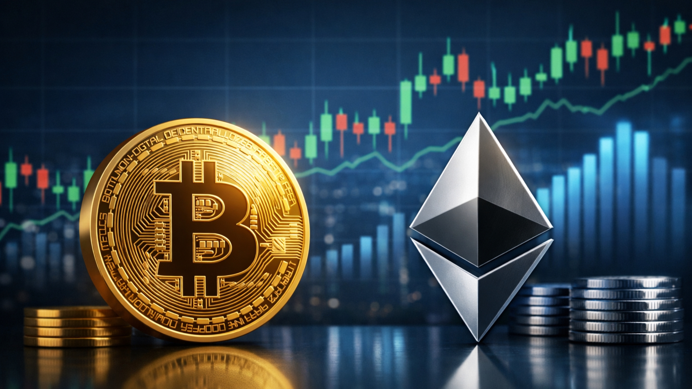 Bitcoin and Ethereum Price Today