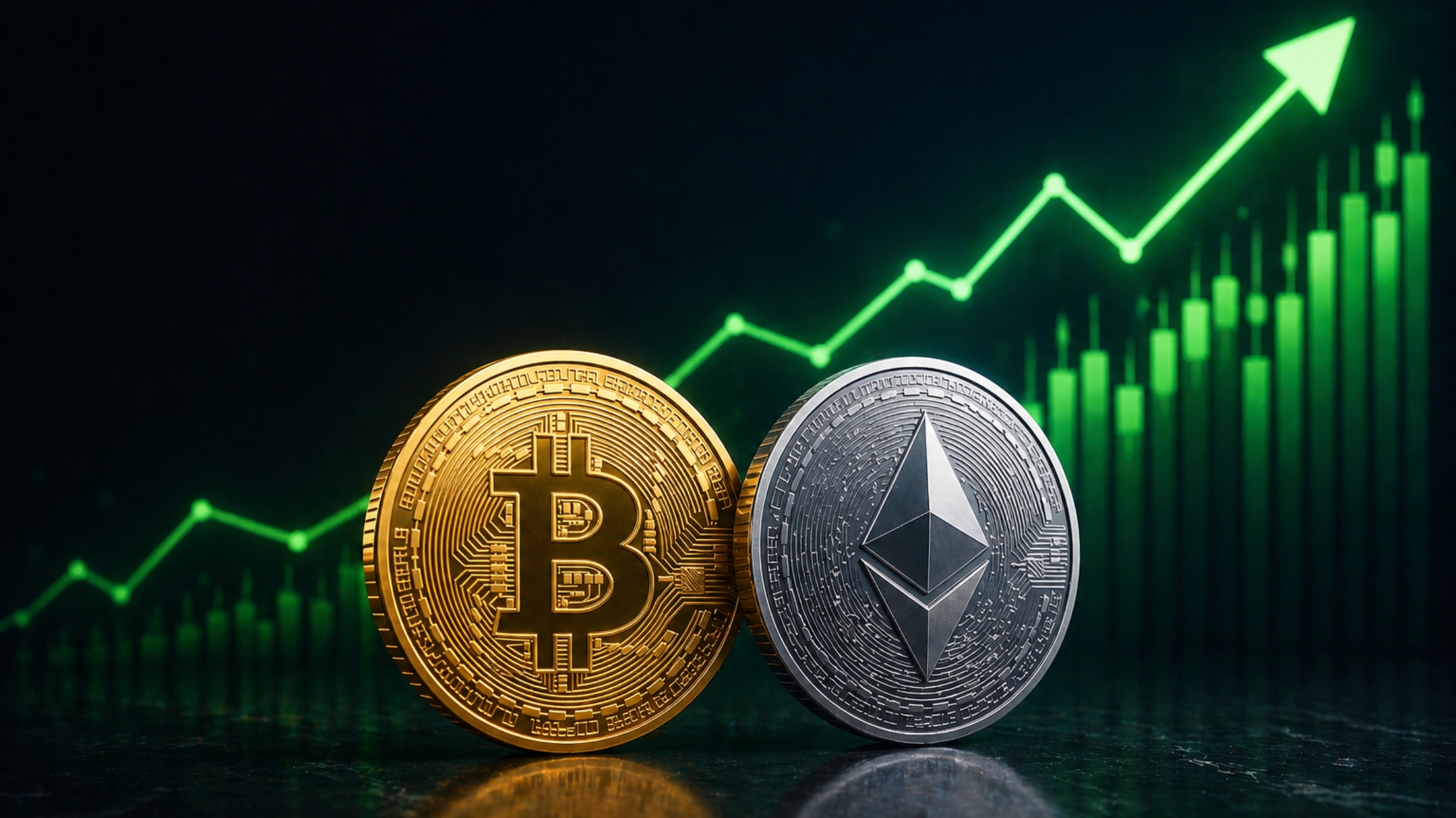 Bitcoin and Ethereum Prices Rise