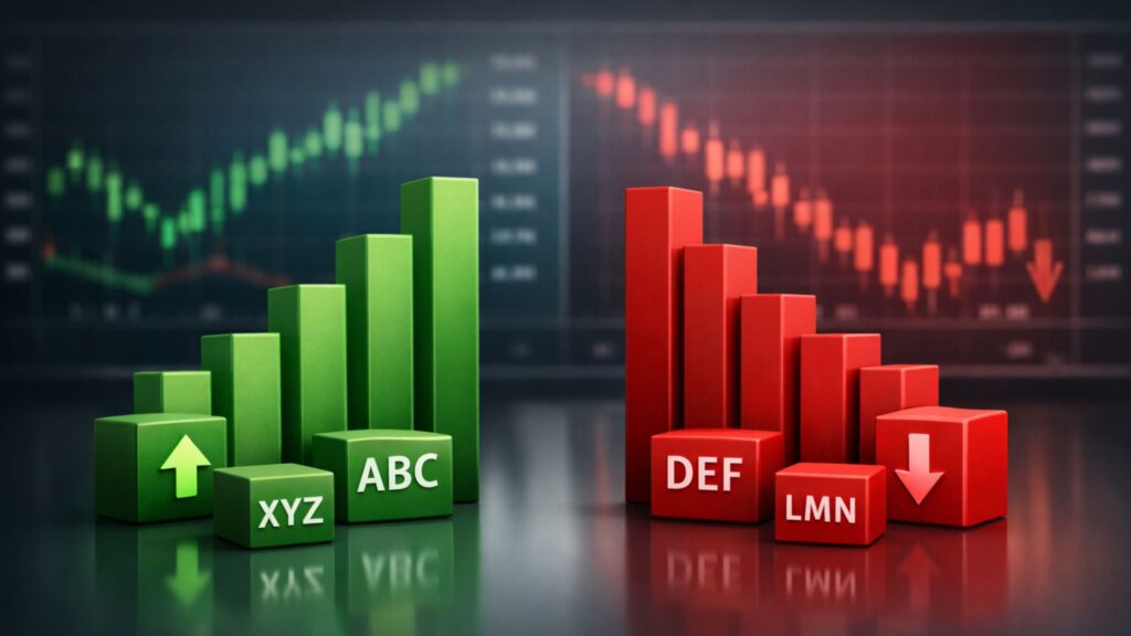 Today’s Top 5 Gainers and Losers