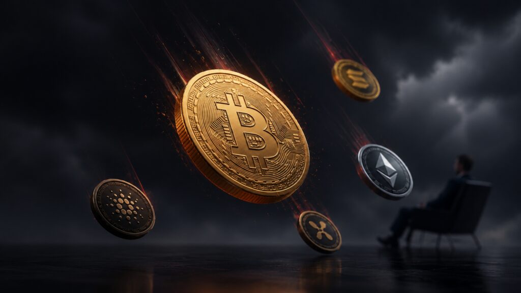 Bitcoin falls amid pressure