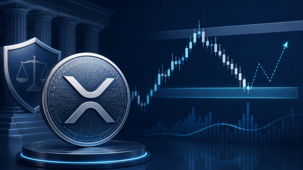 XRP coin with market chart