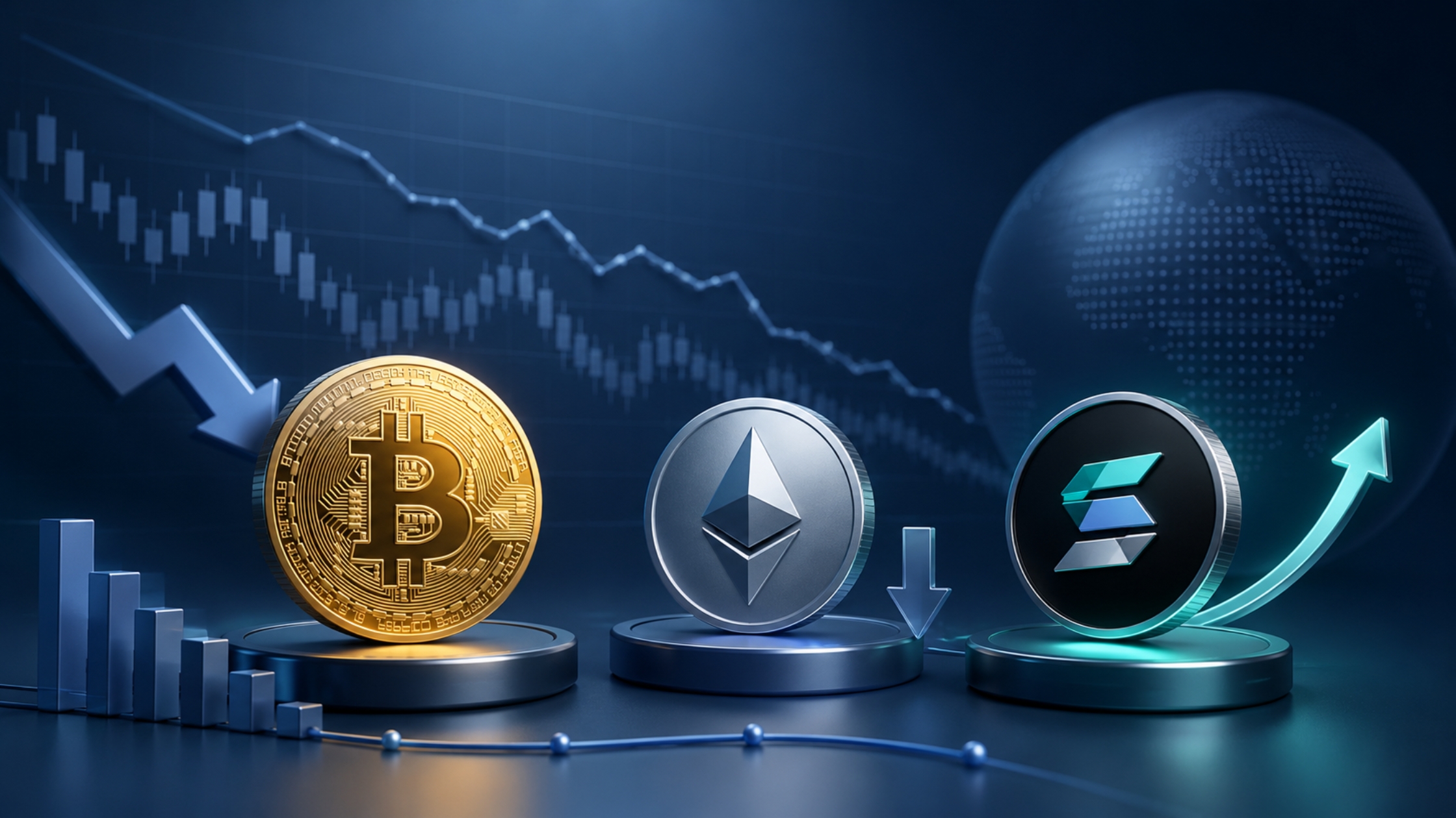Bitcoin Holds, Ethereum Declines