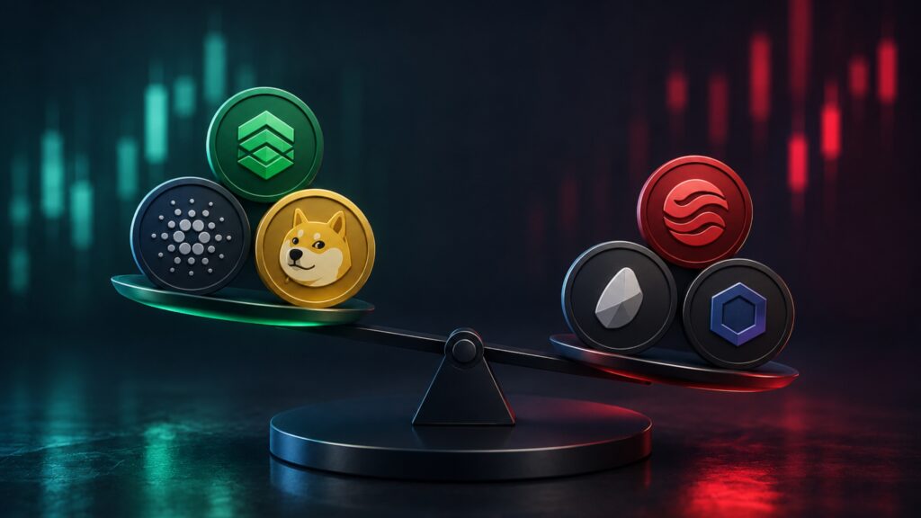 Top crypto gainers and losers today