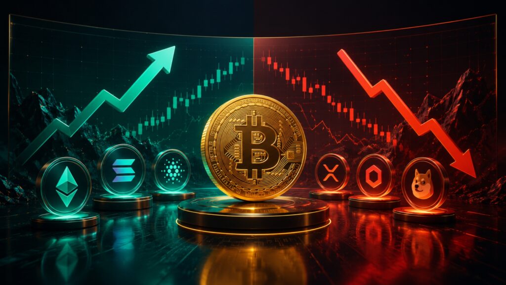 Crypto gainers and losers 
