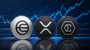 WLD XRP ENA coins