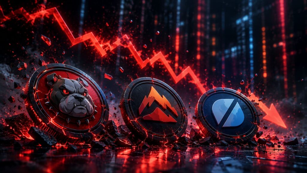 Top Crypto Losers Falling