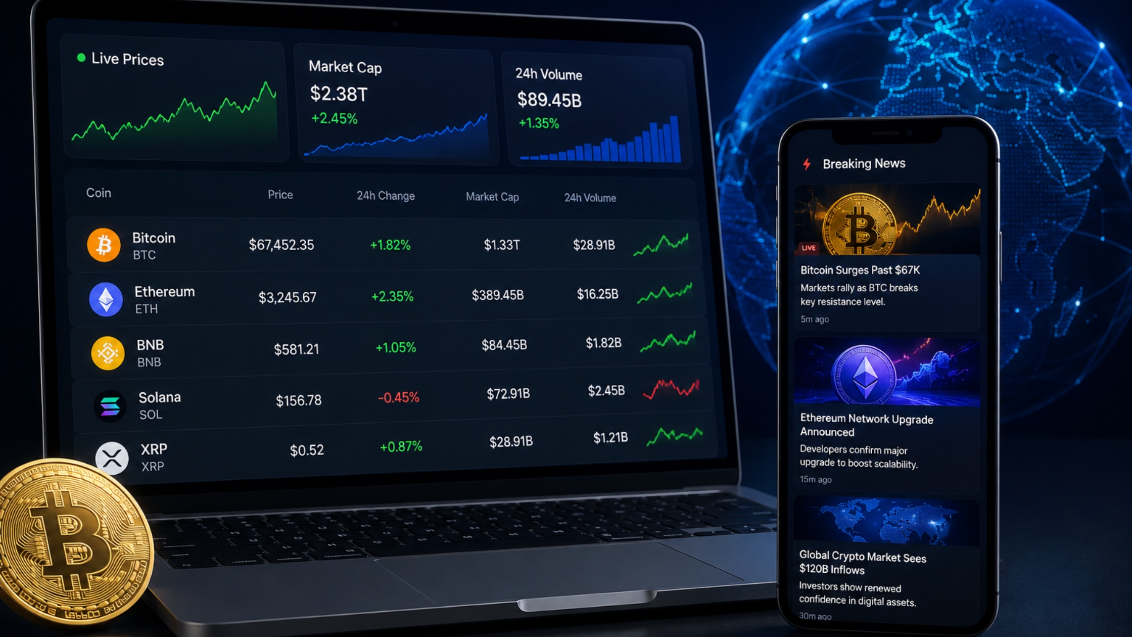 Crypto Prices Market Cap News