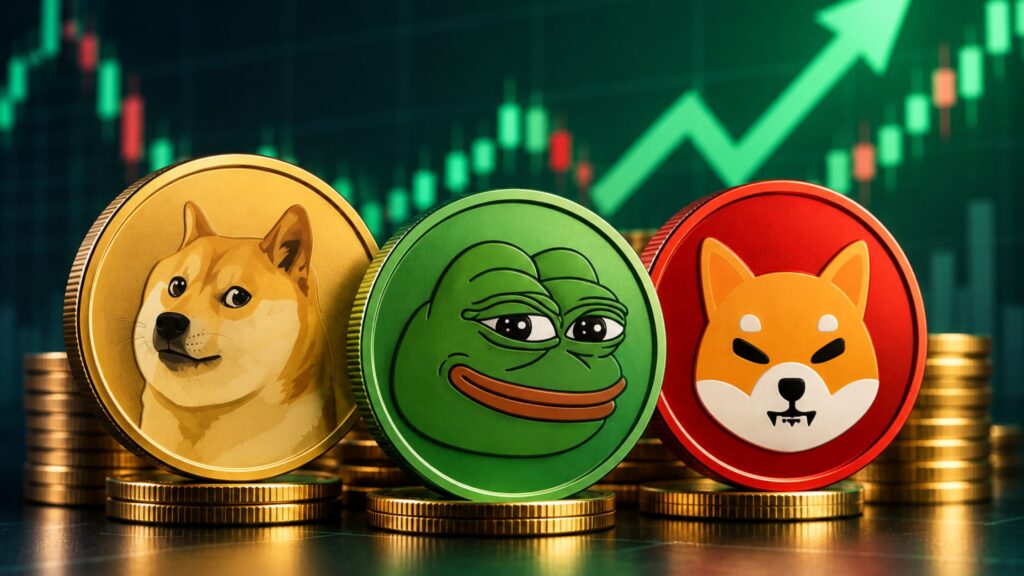 Dogecoin PEPE Shiba Inu Gains