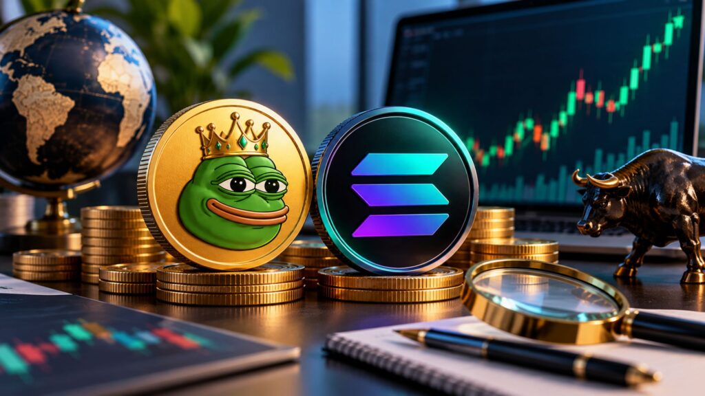 Investors Reviewing Crypto Market