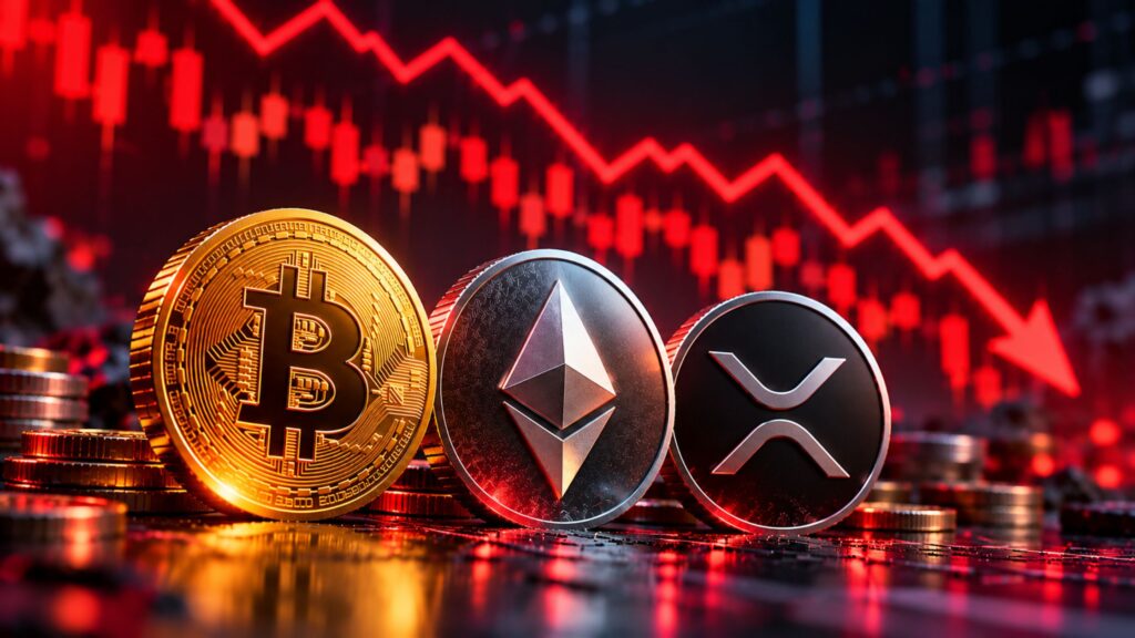 Bitcoin Ethereum XRP Market Decline