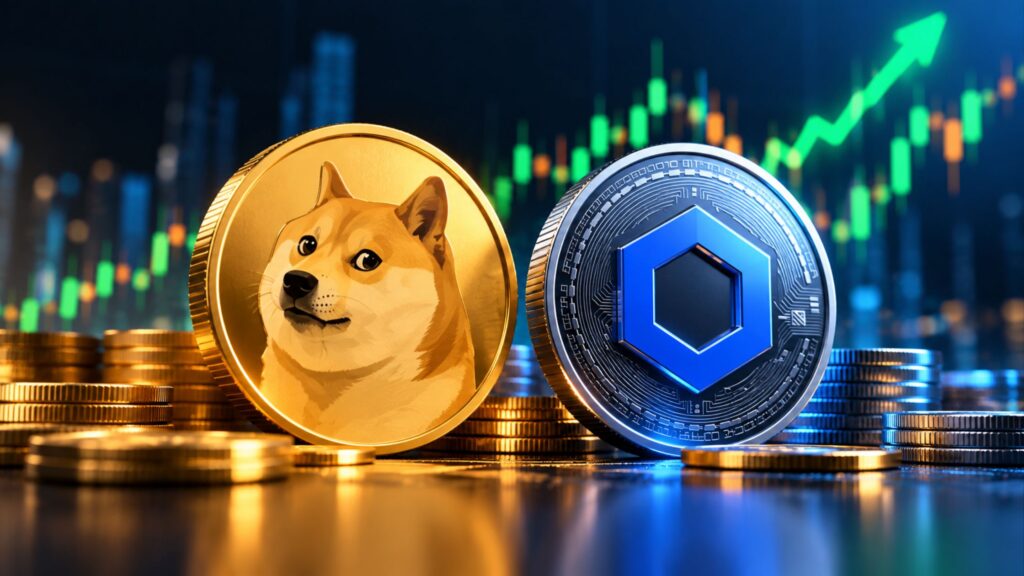 Dogecoin Chainlink market movement