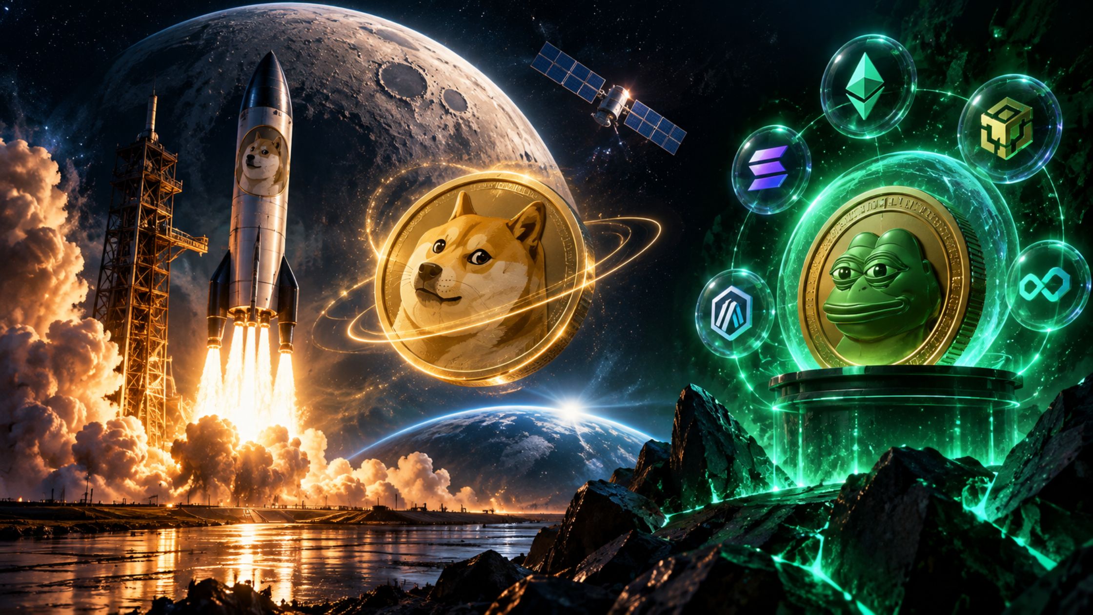 Dogecoin satellite Pepeto presale