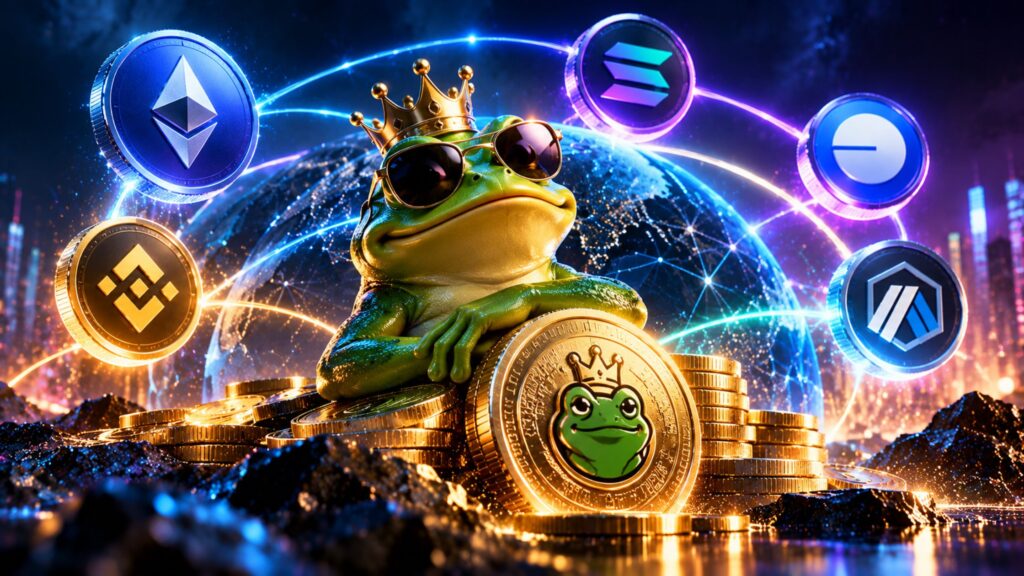 Pepeto presale with interconnected blockchain tokens
