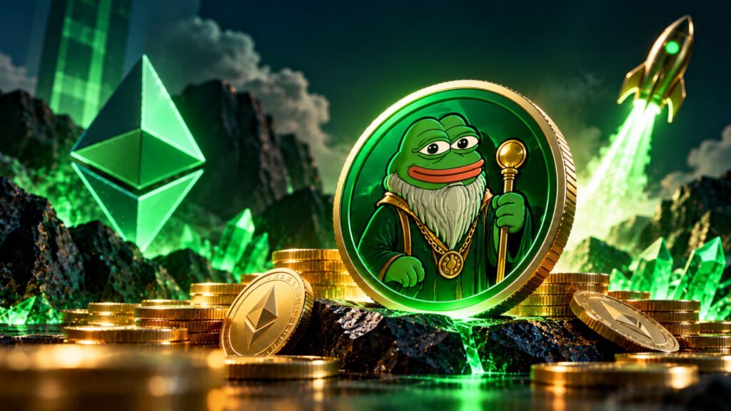Pepeto token with Ethereum and rocket