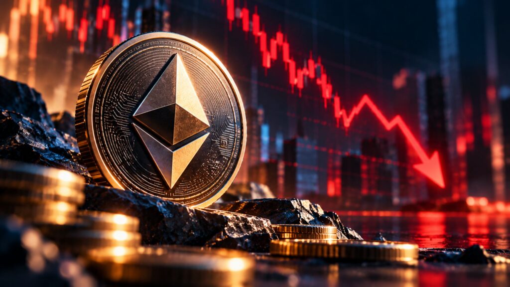 Ethereum price under market pressure