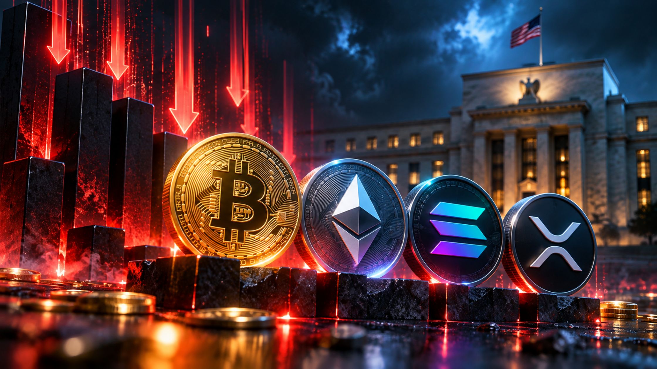 Crypto ETF outflows hit major assets