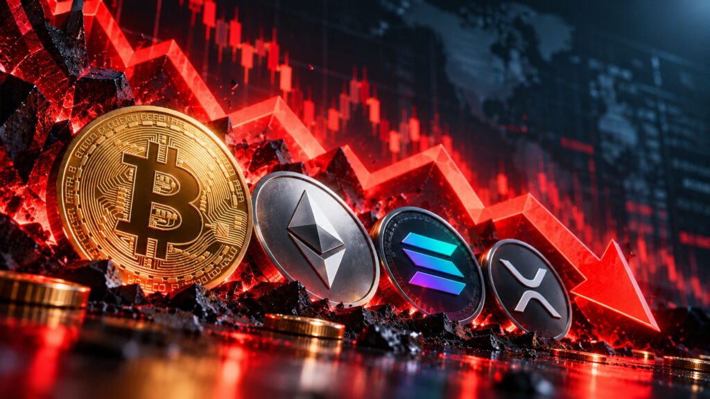 Crypto market faces sharp selling