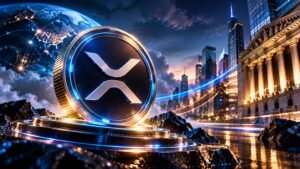 XRP coin showing market developments