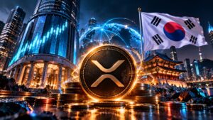 XRP coin highlighting Ripple Korea partnership